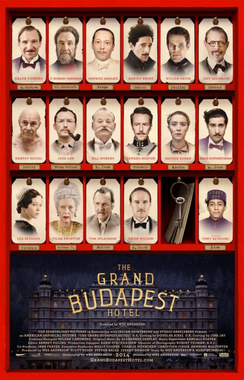 Grand Budapest Hotel Plakat Grand Budapest Hotel Plakat